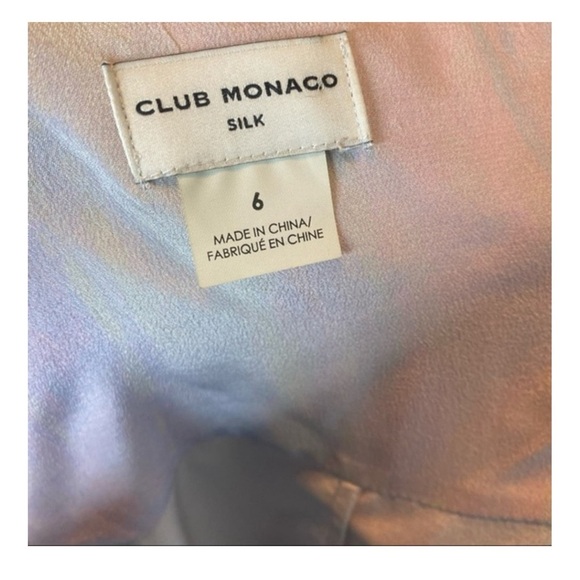 Club Monaco Sleeveless 100% Silk Watercolor dress - Picture 6 of 10